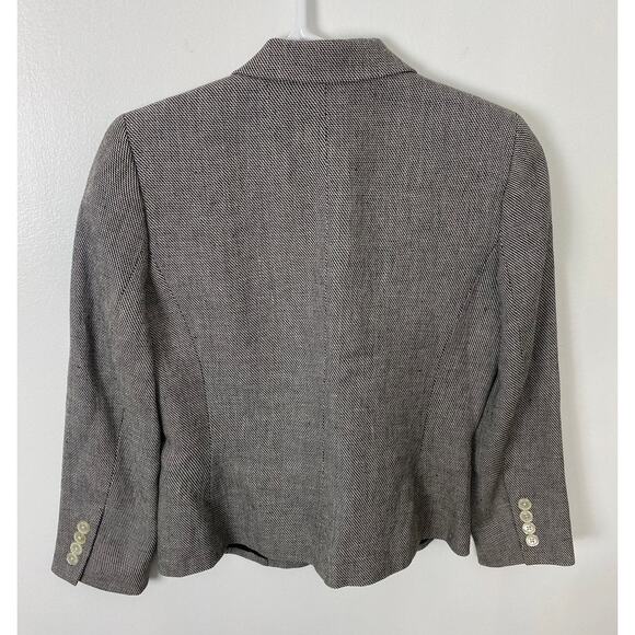 VTG Women Lauren Ralph Lauren Petites linen textured blazer sport coat, 2P - Picture 4 of 5